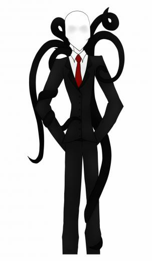 Slenderman Clipart Nice Slender Man White Background