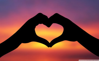 Heart Hands Wallpaper