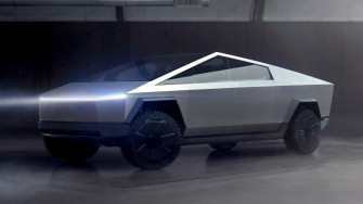 Tesla Cybertruck Electric Headlight Wallpaper HD