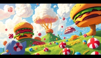 Cloudy With A Chance Of Meatballs Wallpaper