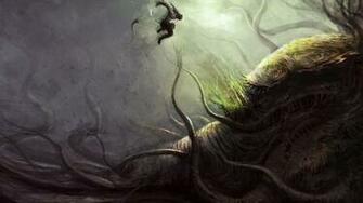 Battle With The Kraken Fantasy HD Wallpaper