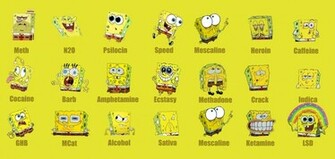 Drugs Spongebob Wallpaper Squarepants