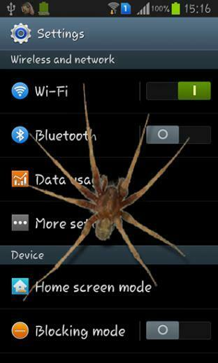 Spider In Phone Live Wallpaper Screenshots How Does It Look