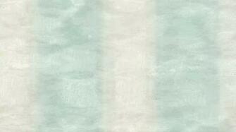 Teal Cream Stripe Vintage Wallpaper Handprint Look Waverly