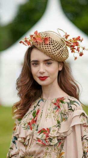 Lily Collins Cartier Wallpaper Dresses