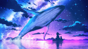 Anime Girl Living In Fantasy Wallpaper HD 4k Image