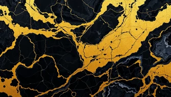 Black And Gold Marble Wallpaper