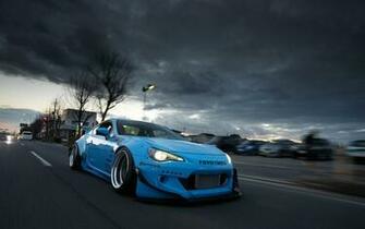 Toyota Gt Blue Car Wallpaper HD For Desktop