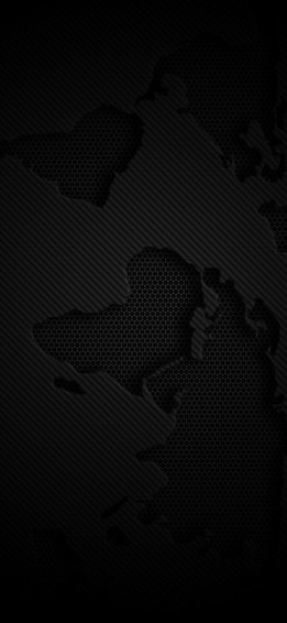 World Map Dark iPhone Wallpaper