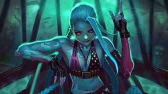 League Of Legends Jinx Fantasy F Wallpaper Background