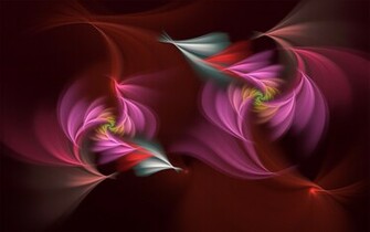 Wallse Full HD Fractals Purple Red