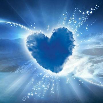 Great Shiny Glitter Love Heart iPad Wallpaper