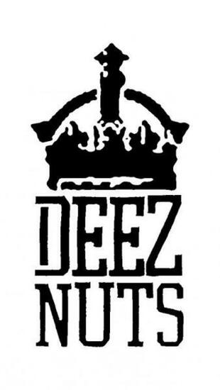 Deez Nuts Crown Logo iPhone Wallpaper