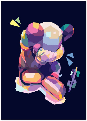 Kaws Illustration Phone Wallpaper