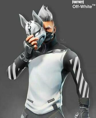 Drift In White Clothing Fortnite Video Game Art