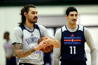 Steven Adams And Enes Kanter Praise The King Of Prairie