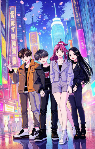 Bts And Blackpink Anime Wallpaper