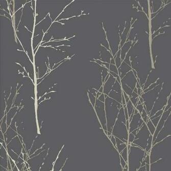 Birch Wallpaper In Steel From John Lewis Best Feature