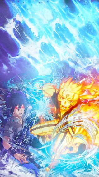 Naruto Vs Sasuke Shippuden HD Wallpaper
