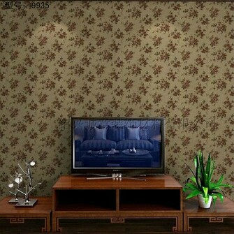 Moisture Proof Wallpaper Exquisite The Carved Small Floral
