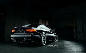 Bmw M3 E92 Black Strasse Wheels Tuning Cars Wallpaper