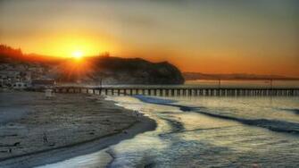 Los Angeles Beach Widescreen Wallpaper Wide Net