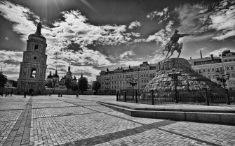 Kiev Ukraine Sophiya Cathedral Wallpaper