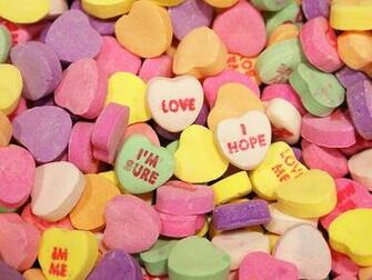 Candy Heart Wallpaper Background