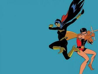 Comics Batgirl Robin Blue Wallpaper