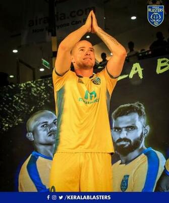 Image From The Kerala Blasters Kit Launch Event Conducted