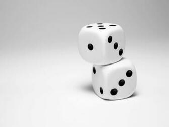 Dice Black And White Wallpaper HD High Resolution
