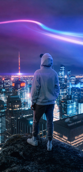 Of My City Boy Standing Back 4k Samsung Galaxy Note