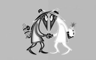 Spy Vs Computer Wallpaper Desktop Background Id