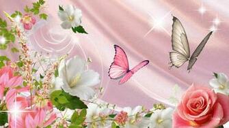 Spring Flowers And Butterflies Wallpaper The Art Mad