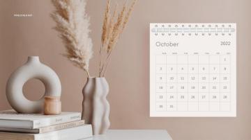October Calendar Wallpaper HD Desktop Net