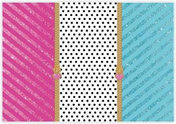 Amazon Allenjoy Hot Pink Stripes Backdrop Bowknot