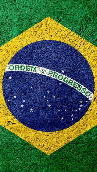 Flag Of Brazil Phone Wallpaper