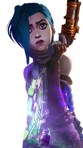 Arcane Wallpaper Discover More Lol Jinx League Of