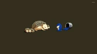 Hedgehogs Wallpaper Funny