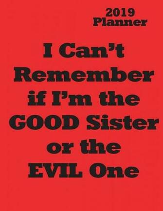 Amazon Planner X Good Or Evil Sister Red