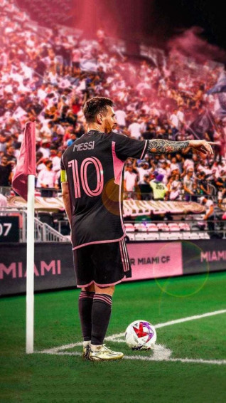 Messi Inter Miami Wallpaper In Lionel