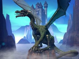 Wallpaper Background 3d Dragon Animation Bit Blue Sea