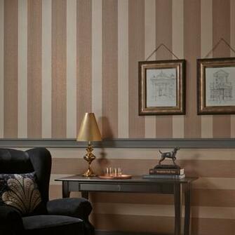 Arthouse Selina Stripe Glitter Wallpaper Copper