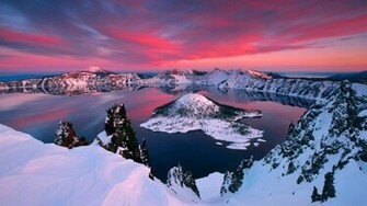 Crater Lake Tourism Wallpaper Travel HD