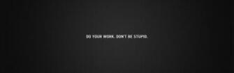 Wallpaper Inscription Cardboard Black Do Your Work