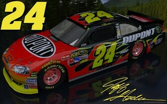 Jeff Gordon Dupont Outdoor Version Wallpaper With A Nice Mountain