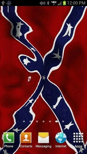 Bigger Rebel Flag Live Wallpaper For Android Screenshot