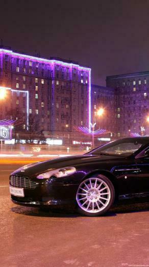 Light Aston Car House Black Wallpaper HD 1080p