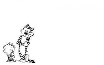 Calvin And Hobbes Wallpaper Black White Net