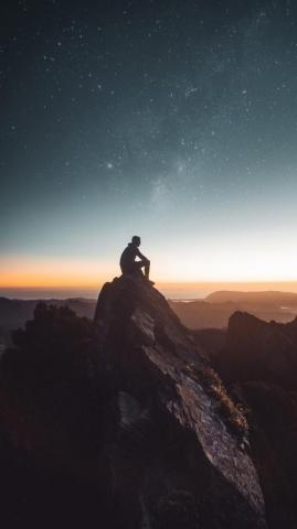 Top Of The Mountain Wallpaper iPhone Android